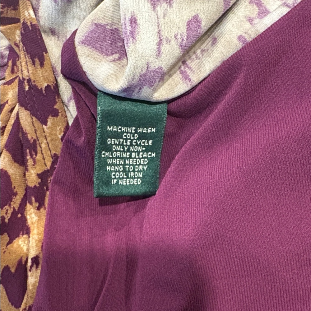 Lauren Ralph Lauren Brown Patterned Mini Dress - Picture 9 of 9